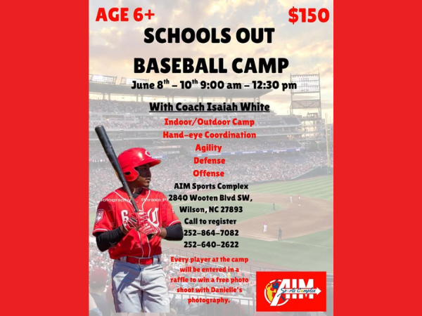Schools Out Baseball Camp