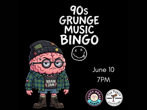 Grunge Music Bingo