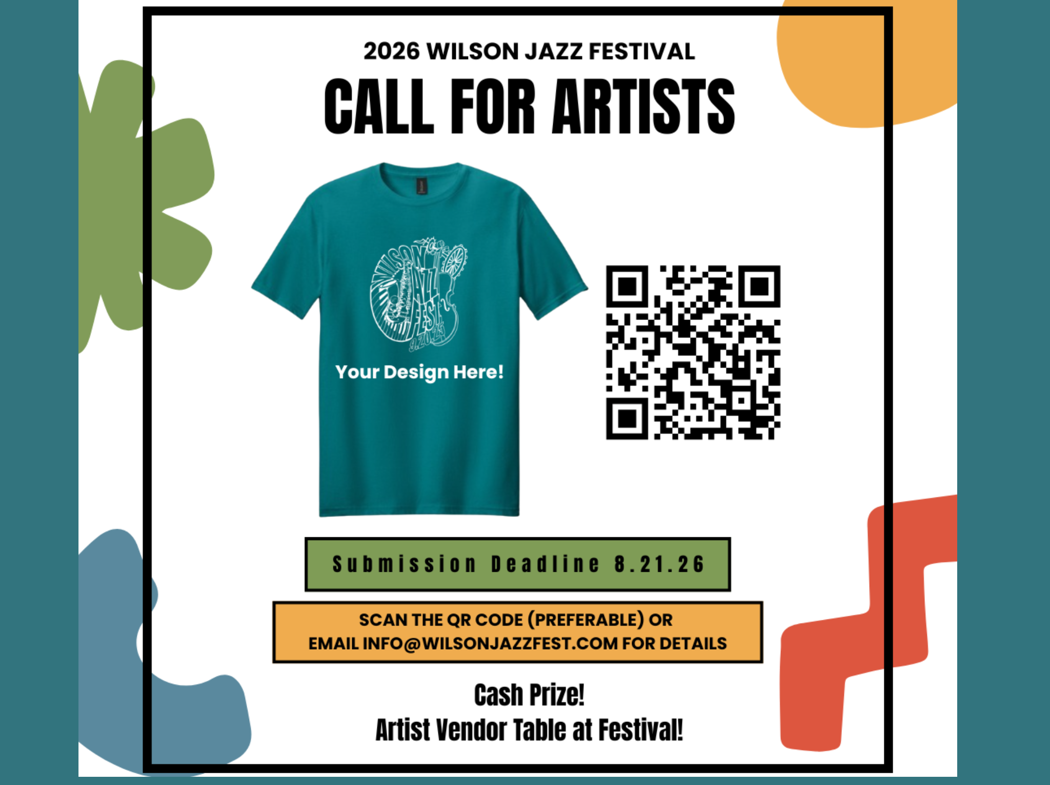 Wilson Jazz Festival T-Shirt Contest