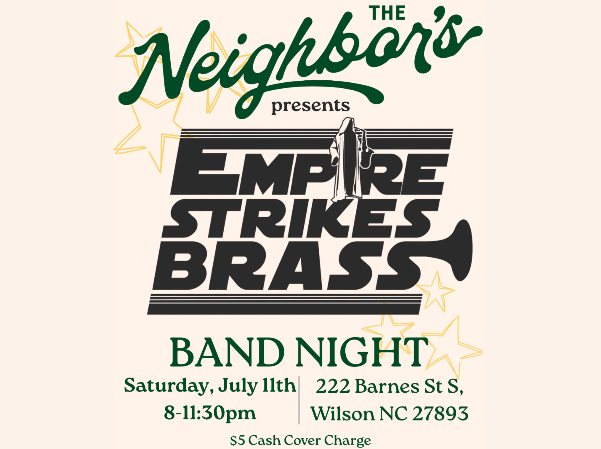 Empire Strikes Brass @ The Neighbor’s