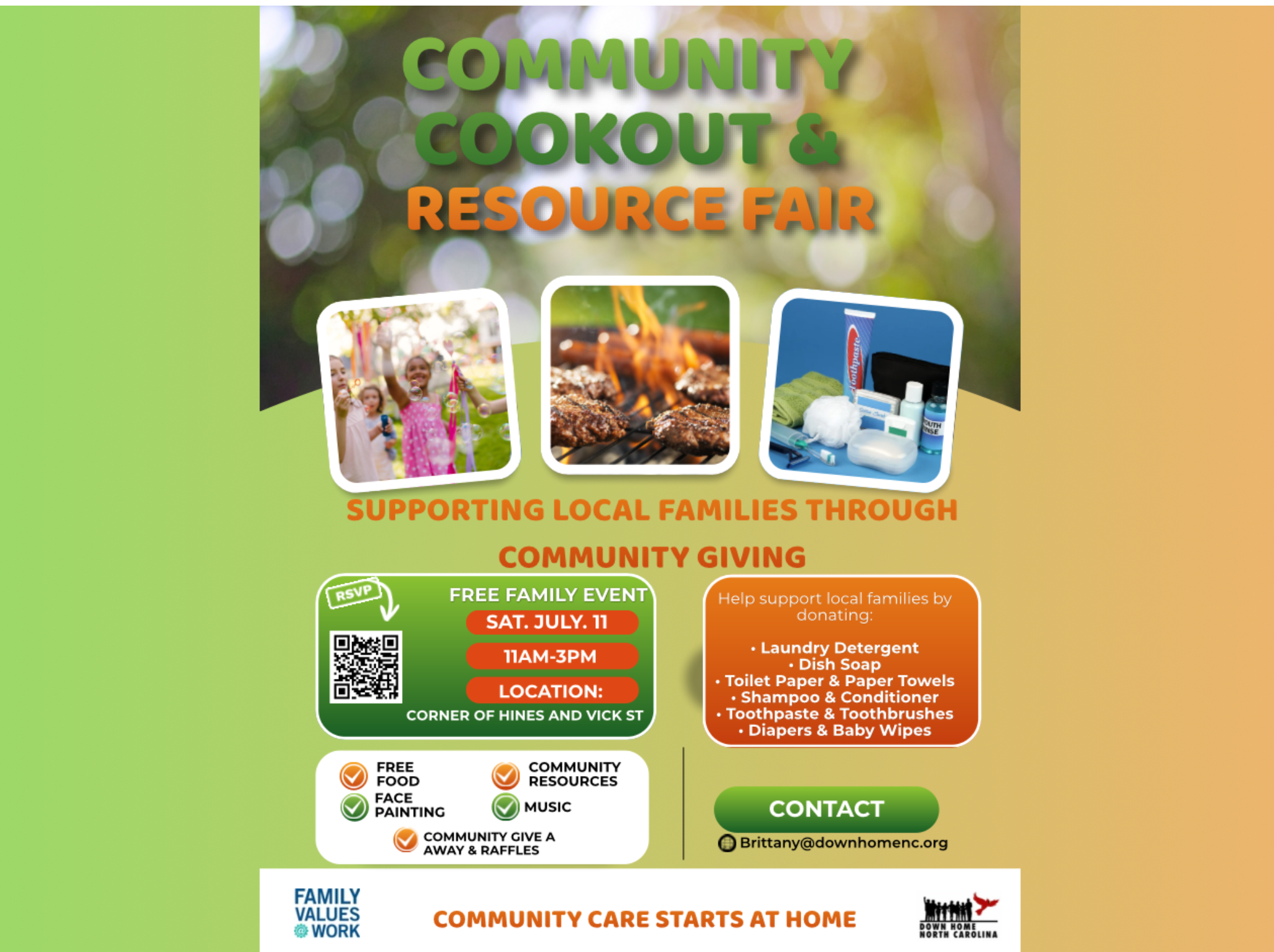 Community Cookout & Resource Fair